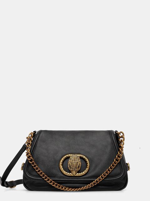 Kurt Geiger London torebka skórzana CHELSEA kolor czarny 5045300189 - zdjęcie produktu nr 1