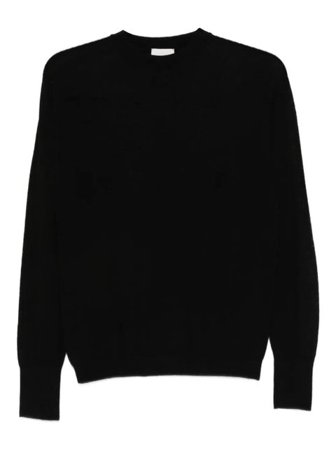 Alysi crew-neck wool sweater - Black - zdjęcie produktu nr 1