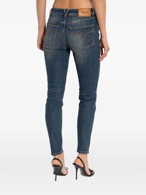 Versace Medusa-plaque jeans - Blue