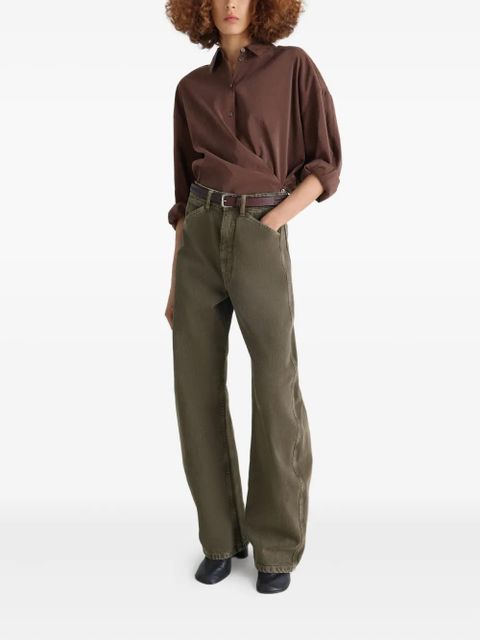 LEMAIRE curved jeans - Green