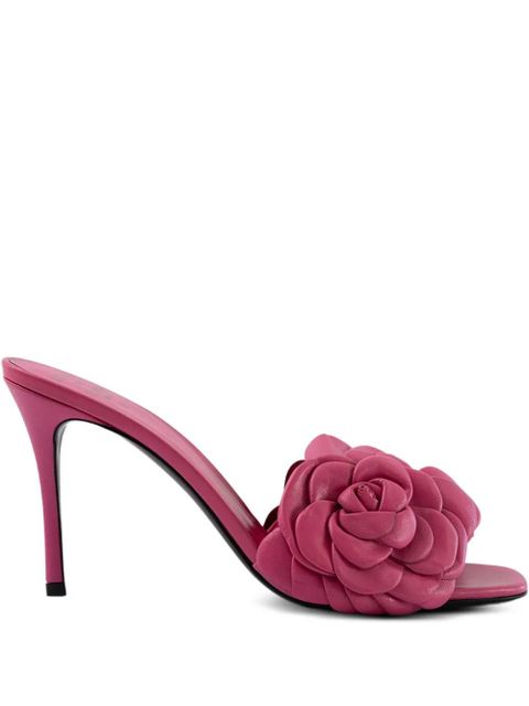 Valentino Garavani 105mm flower heeled sandals - Pink - zdjęcie produktu nr 1