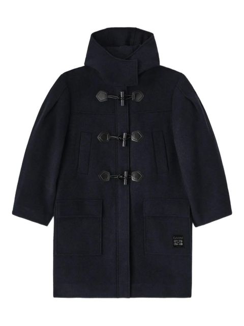 GANNI hooded coat - Blue - zdjęcie produktu nr 1