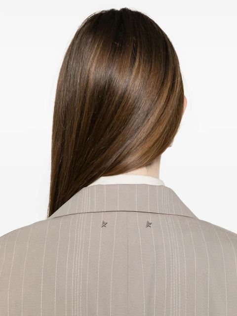 Golden Goose pinstripe embellished blazer - Neutrals