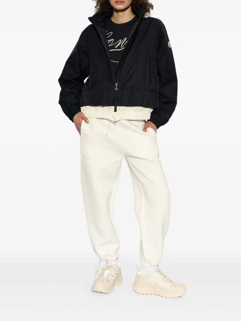 Moncler embroidered cursive-logo T-shirt - Blue - zdjęcie produktu nr 2