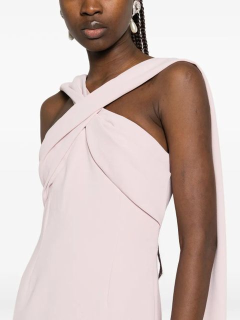 Solace London Rona crossover maxi dress - Pink