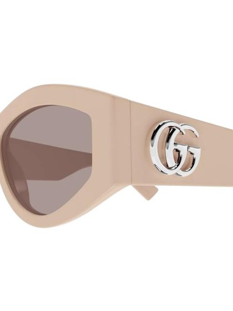 Gucci Eyewear geometric logo sunglasses - Neutrals