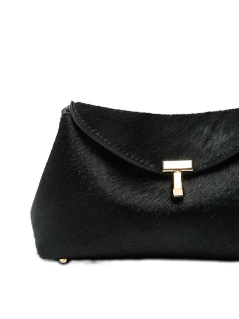 TOTEME pony hair T-lock clutch - Black - zdjęcie produktu nr 2