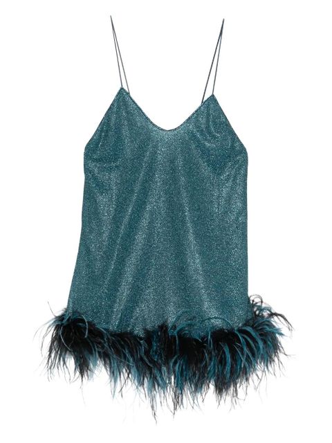 Oséree V-neck mini dress - Blue - zdjęcie produktu nr 1