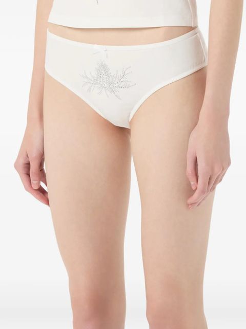 Blumarine beaded-embellishment briefs - White