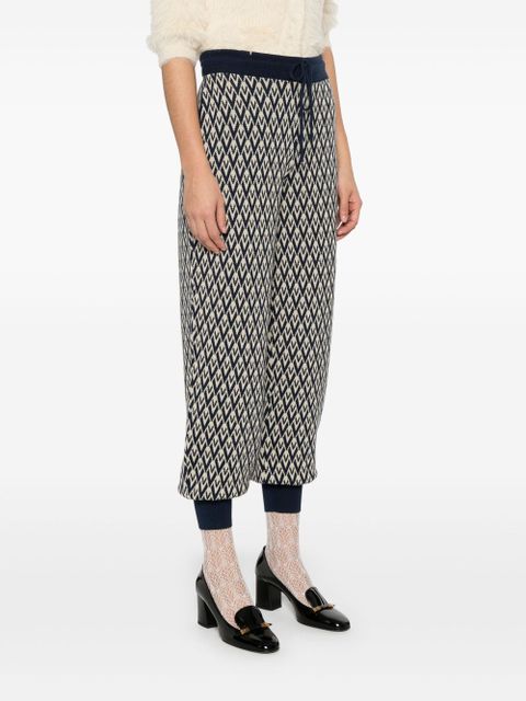 Valentino Garavani Toute La V jacquard track pants - Blue - zdjęcie produktu nr 2