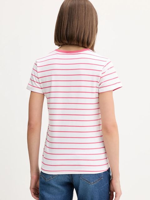 Guess Jeans t-shirt damski kolor różowy W4BI53 KCIE1