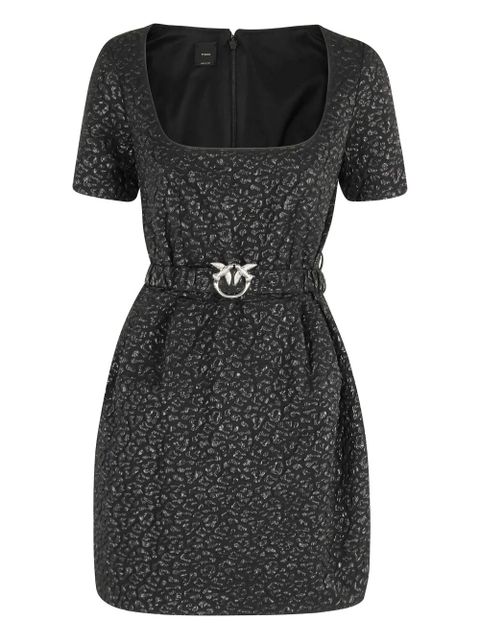 PINKO Araceli belted mini dress - Black - zdjęcie produktu nr 1