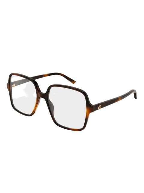 Gucci Eyewear square-frame glasses - Brown