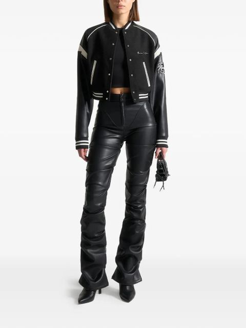 Manière De Voir Eiffel varsity jacket - Black - zdjęcie produktu nr 2