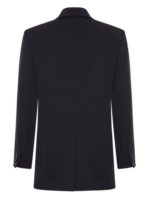 Saint Laurent double-breasted peak lapel blazer - Black - zdjęcie produktu nr 2