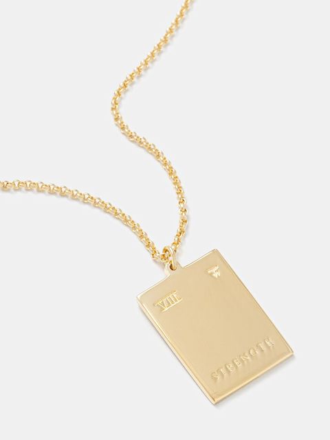 Tom Wood naszyjnik srebrny pozłacany Tarot Strength Pendant - zdjęcie produktu nr 1