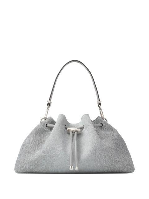 Jimmy Choo Cinch M drawstring shoulder bag - Grey - zdjęcie produktu nr 1