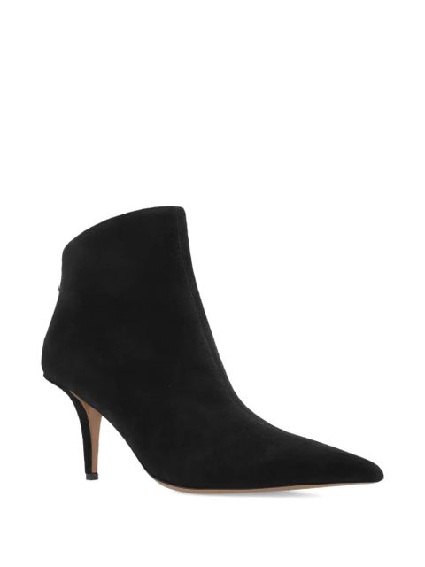 Paris Texas 105mm Jessica pointed-toe suede ankle boots - Black - zdjęcie produktu nr 2