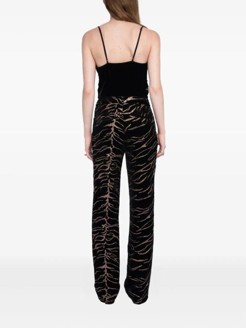 Zadig&Voltaire tiger-print trousers - Black - zdjęcie produktu nr 2