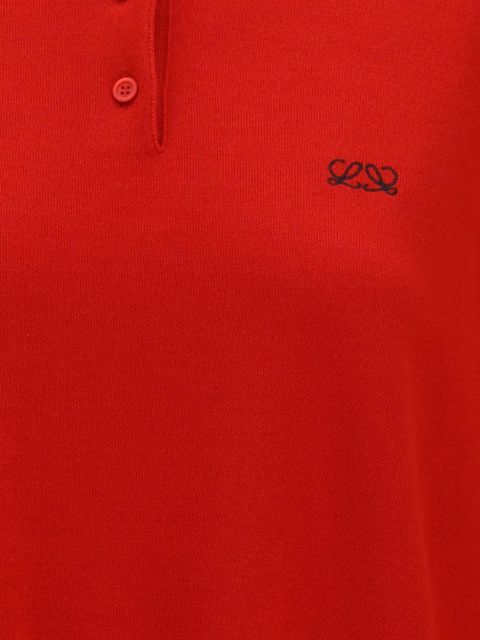 LOEWE logo-embroidered polo sweater