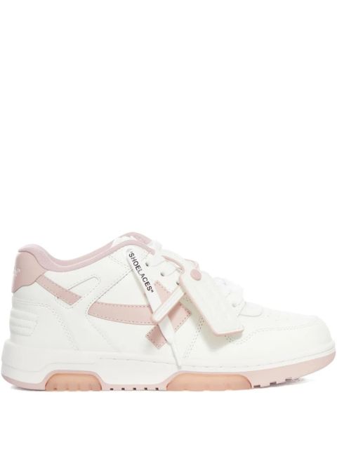 Off-White lace-up panelled leather sneakers - zdjęcie produktu nr 1