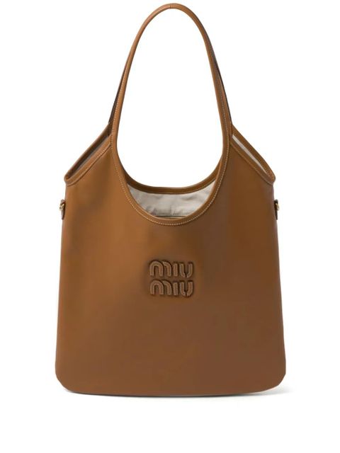 Miu Miu IVY tote bag - Brown - zdjęcie produktu nr 2