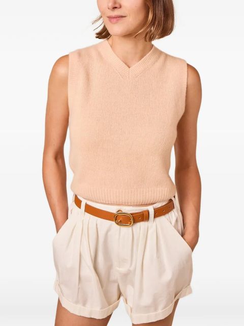 DÔEN V-neck vest - Neutrals - zdjęcie produktu nr 1