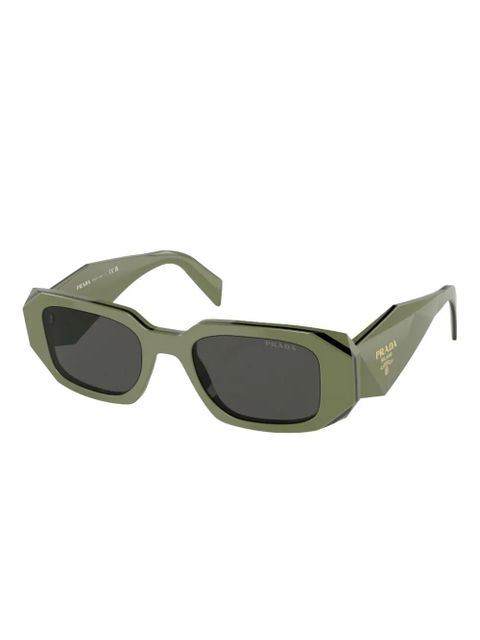 Prada Eyewear geometric-frame sunglasses - Green - zdjęcie produktu nr 2