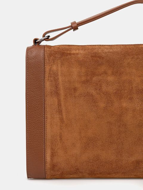 Coccinelle torebka skórzana ELINOR kolor brązowy E1.TL6.12.02.01