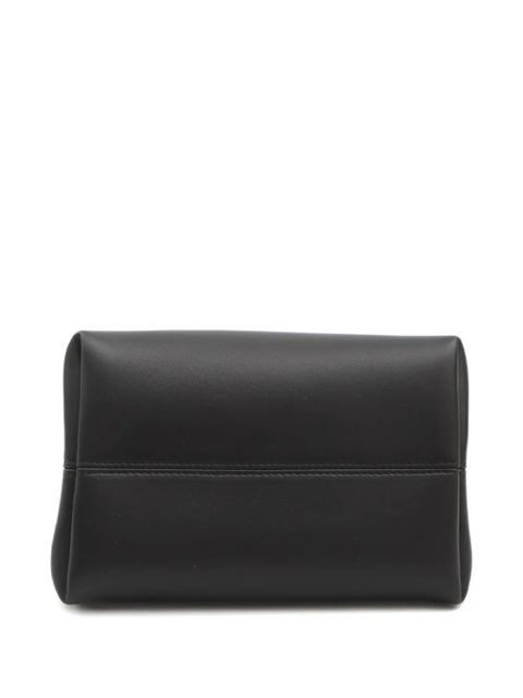 Jacquemus small Le Berlingot leather clutch bag - Black