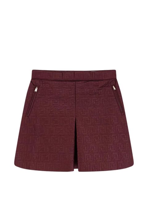 FENDI quilted mini skirt - Red - zdjęcie produktu nr 2