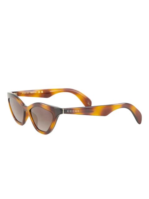 Gucci Eyewear cat-eye sunglasses - Brown - zdjęcie produktu nr 2