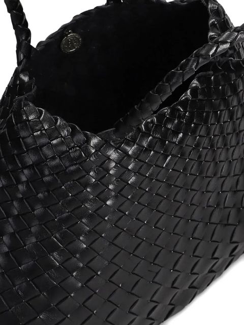 DRAGON DIFFUSION big Santa Croce black tote bag