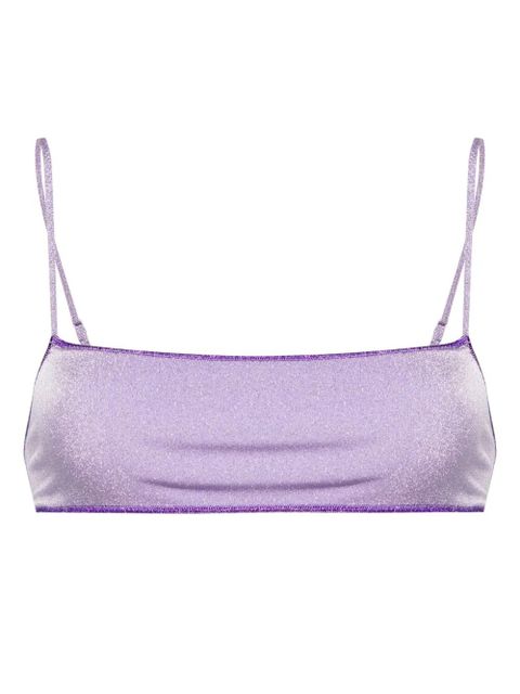 MC2 Saint Barth Sadie lurex bikini top - Purple - zdjęcie produktu nr 1