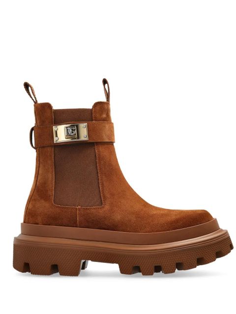 Dolce & Gabbana suede Chelsea boots - Brown - zdjęcie produktu nr 1