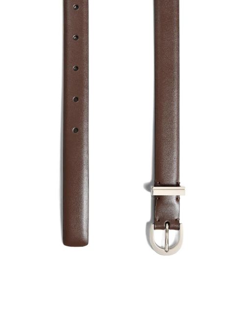 KHAITE Luna leather belt - Brown - zdjęcie produktu nr 2