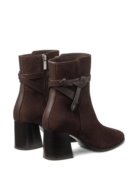 Jimmy Choo 60mm Lawton knotted-strap leather boots - Brown - zdjęcie produktu nr 2
