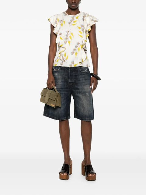 Ulla Johnson Botanical ruffled blouse - Neutrals - zdjęcie produktu nr 2