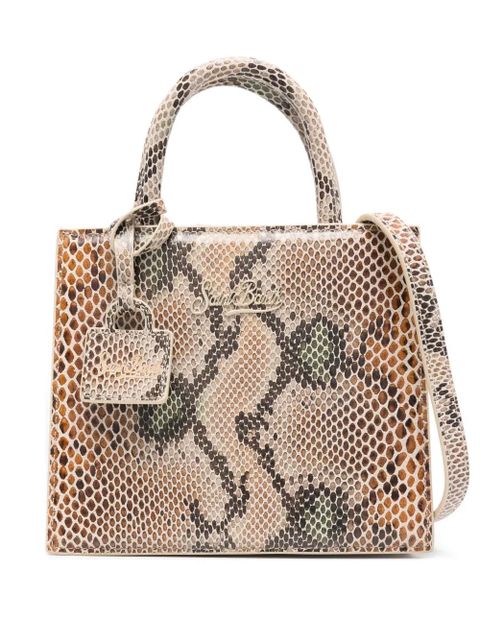 MC2 Saint Barth snake effect top handle tote bag - Neutrals - zdjęcie produktu nr 1