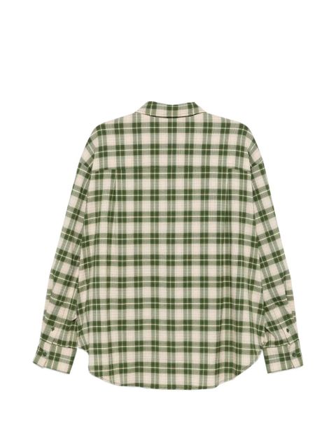 Essentiel Antwerp plaid embellished shirts - Green - zdjęcie produktu nr 2