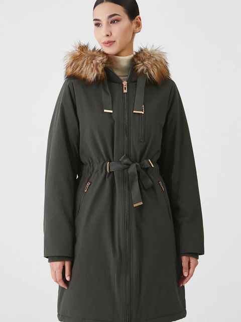 Medicine parka damska kolor zielony - zdjęcie produktu nr 1