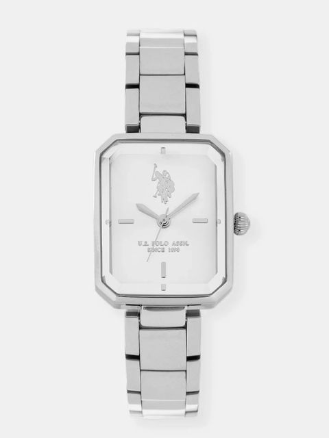 U.S. Polo Assn. zegarek GEMMA damski kolor srebrny USP8438ST - zdjęcie produktu nr 1