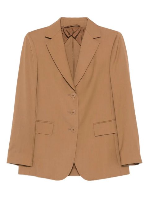 Max Mara virgin wool single-breasted blazer - Brown - zdjęcie produktu nr 1