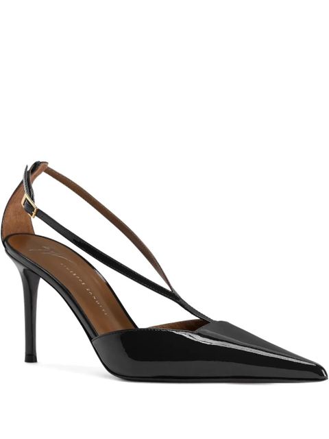 Giuseppe Zanotti leather heeled pumps - Black - zdjęcie produktu nr 1