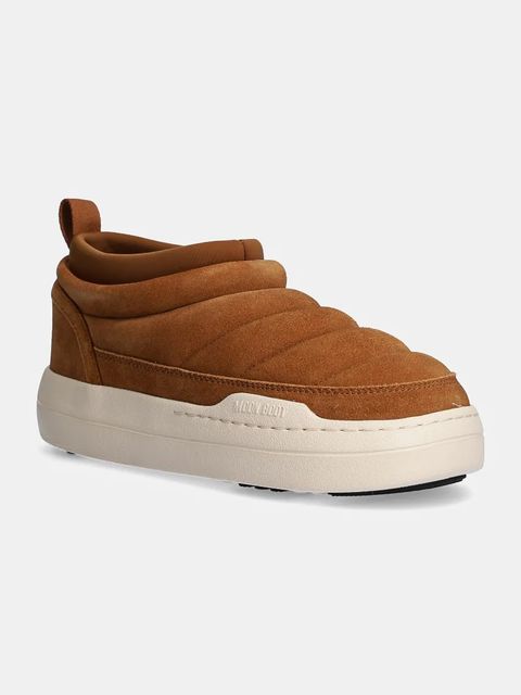 Moon Boot śniegowce Park Soft Suede kolor brązowy 80D2470020-M008 - zdjęcie produktu nr 1