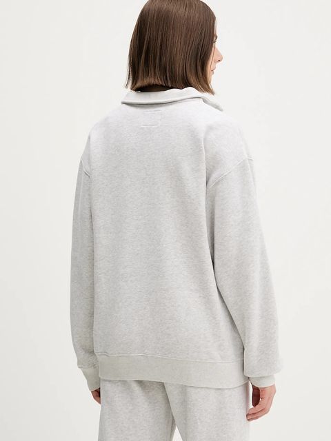 Abercrombie & Fitch bluza damska kolor szary melanżowa KI152-5418-912