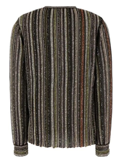Missoni striped blouse - Neutrals - zdjęcie produktu nr 2