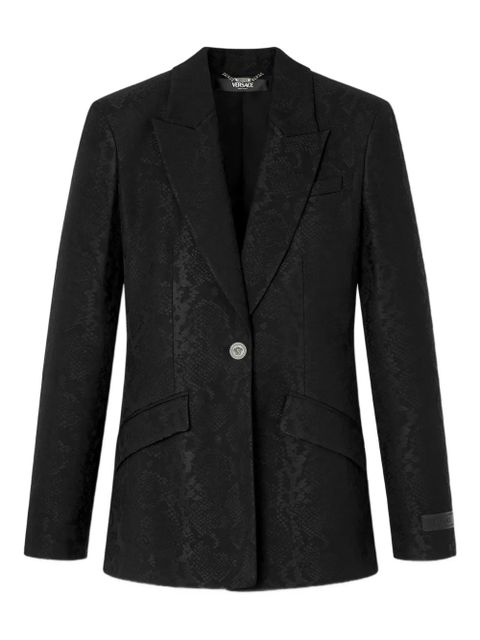 Versace wool-blend blazer - Black - zdjęcie produktu nr 1