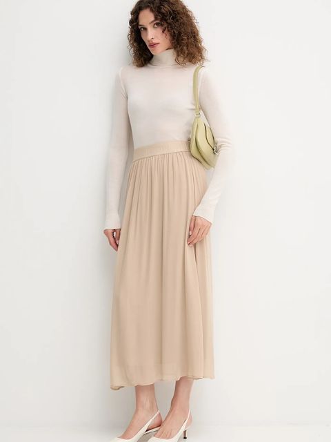 Joop! spódnica kolor beżowy maxi rozkloszowana 30047649 - zdjęcie produktu nr 2