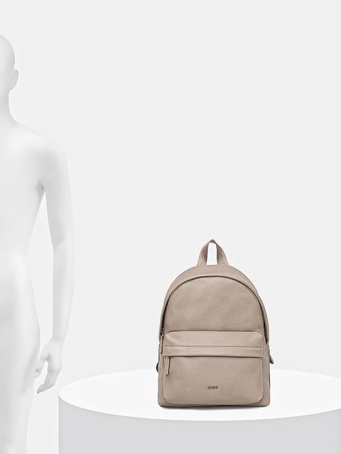 HUGO plecak damski kolor beżowy duży gładki 50547064